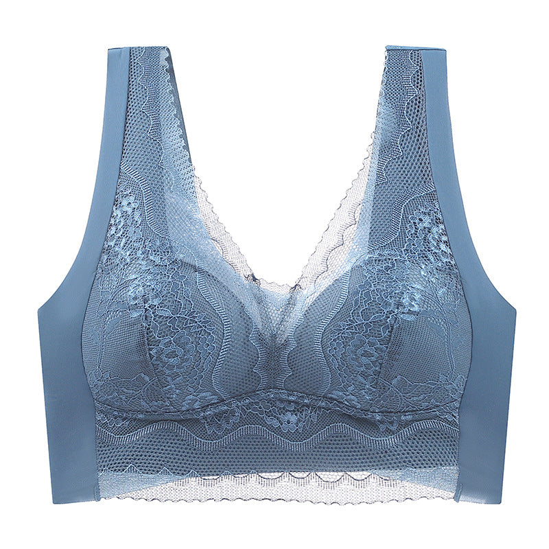 Shegrienyc® Lace anti-exposure seamless bra