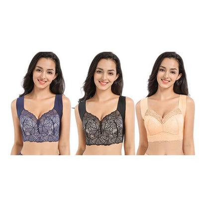 Ultimate Lift Stretch Full Figure Seamless Lace Cut Out Bra(💥Buy 2 get free shipping)