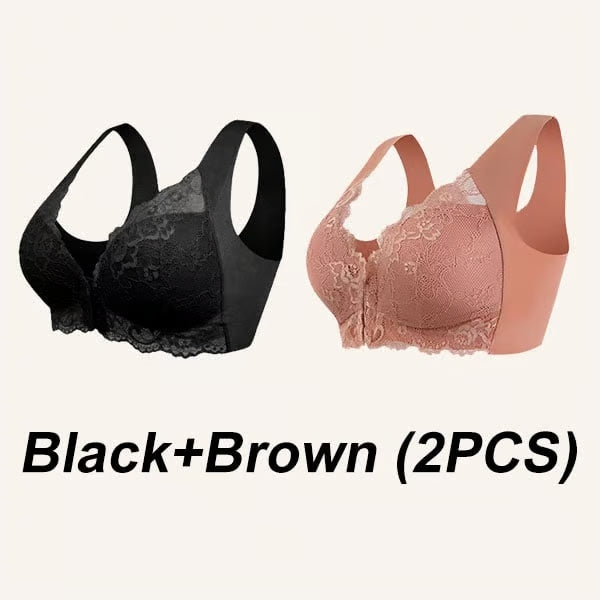 🏆LAST DAY 49% OFF - Front Closure 5D Shaping Wire-Free Support Bra