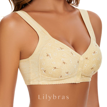 Everyday Cotton Full Coverage Front Button Bra