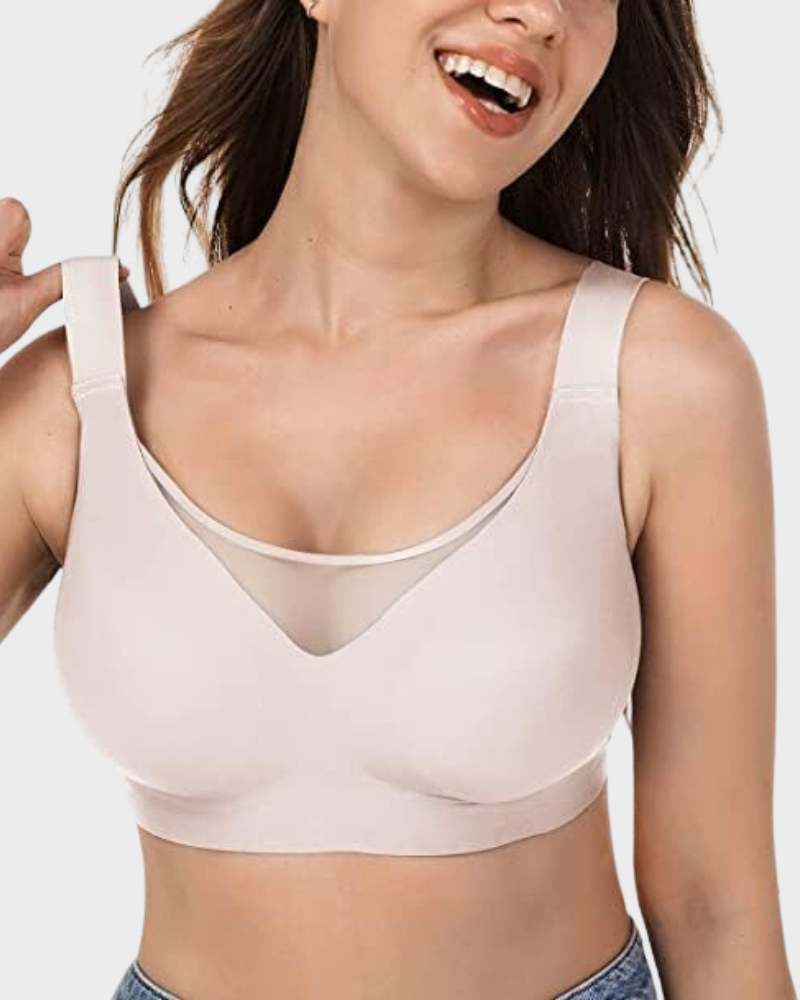 Mesh Front Contouring Bra