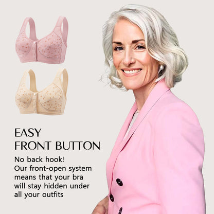 Everyday Cotton Full Coverage Front Button Bra