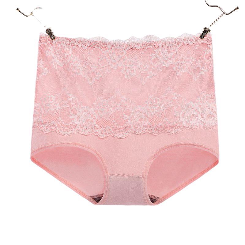 [ 6 PCS ] High Waist Seamless Lace Panties