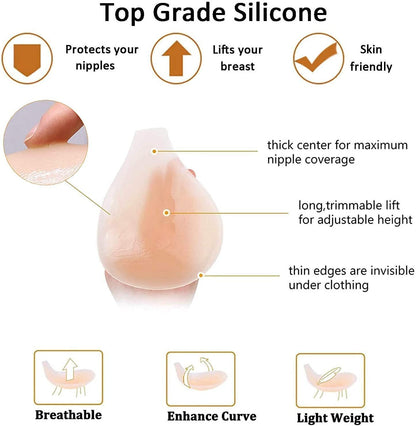 💕 Silicone Lift Adhesive Bra(ANTI-SWEAT & HYPOALLERGENIC)