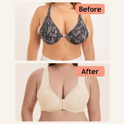 🏆LAST DAY 49% OFF - Front Closure 5D Shaping Wire-Free Support Bra