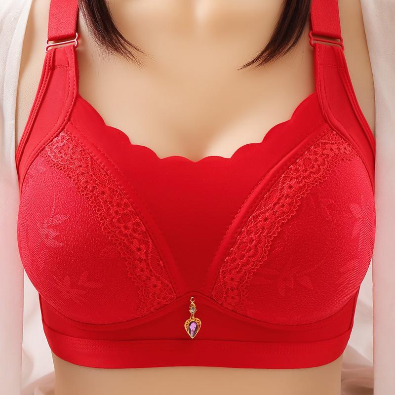 【PAY 1 GET 3💝】Large size light and thin gather bra without steel ring