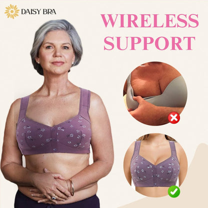 Everyday Cotton Full Coverage Front Button Bra