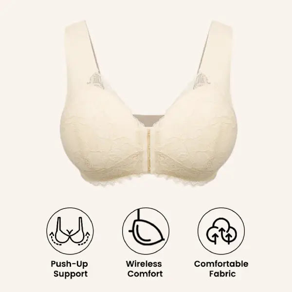 🏆LAST DAY 49% OFF - Front Closure 5D Shaping Wire-Free Support Bra