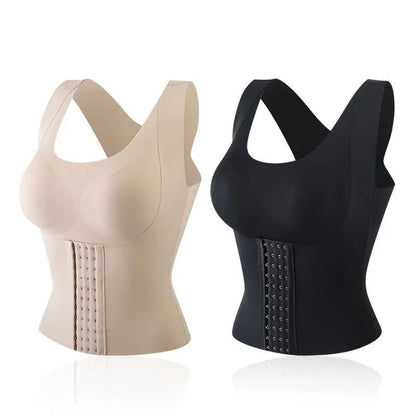 💕Mother's Day Sale 🔥3-in-1 Waist Buttoned Bra Shapewear