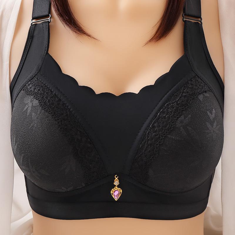 【PAY 1 GET 3💝】Large size light and thin gather bra without steel ring