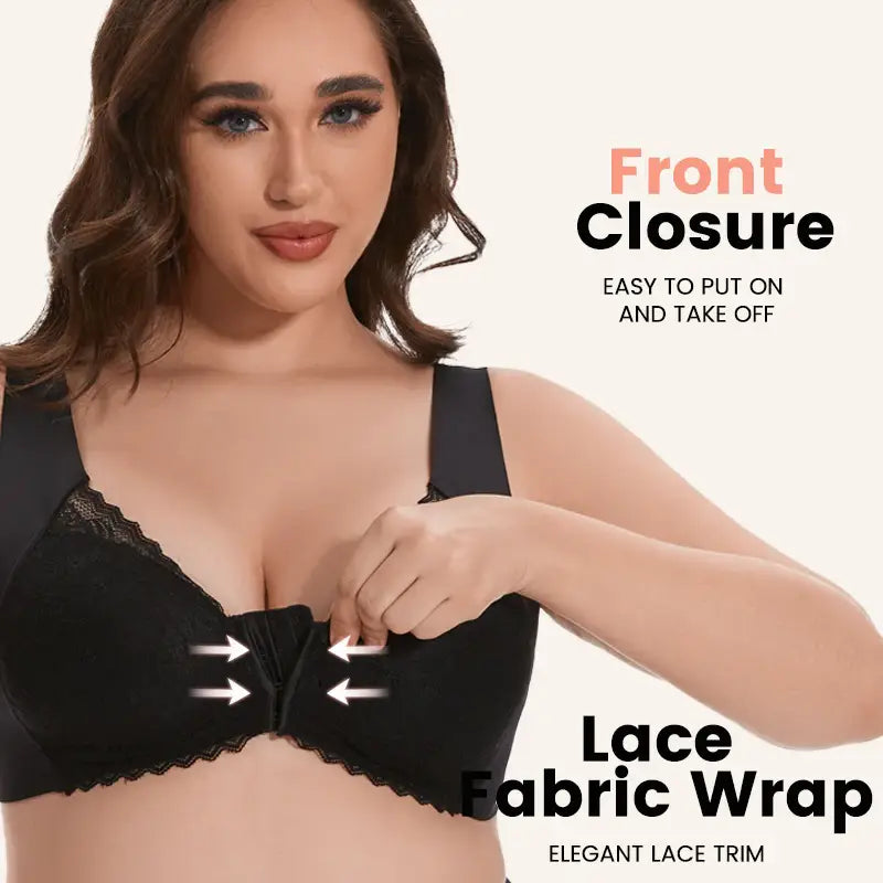 🏆LAST DAY 49% OFF - Front Closure 5D Shaping Wire-Free Support Bra