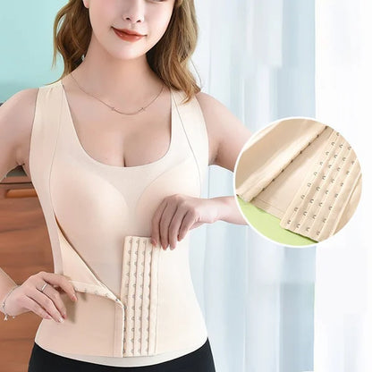 💕Mother's Day Sale 🔥3-in-1 Waist Buttoned Bra Shapewear