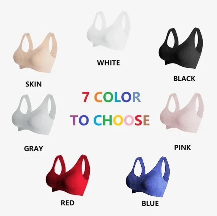 ✨Plus Size Ultra Comfort Seamless Shaping Wireless Support Bra