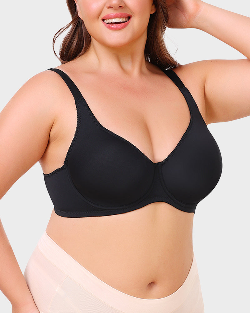 Comfort Everyday T-Shirt Bra-Black