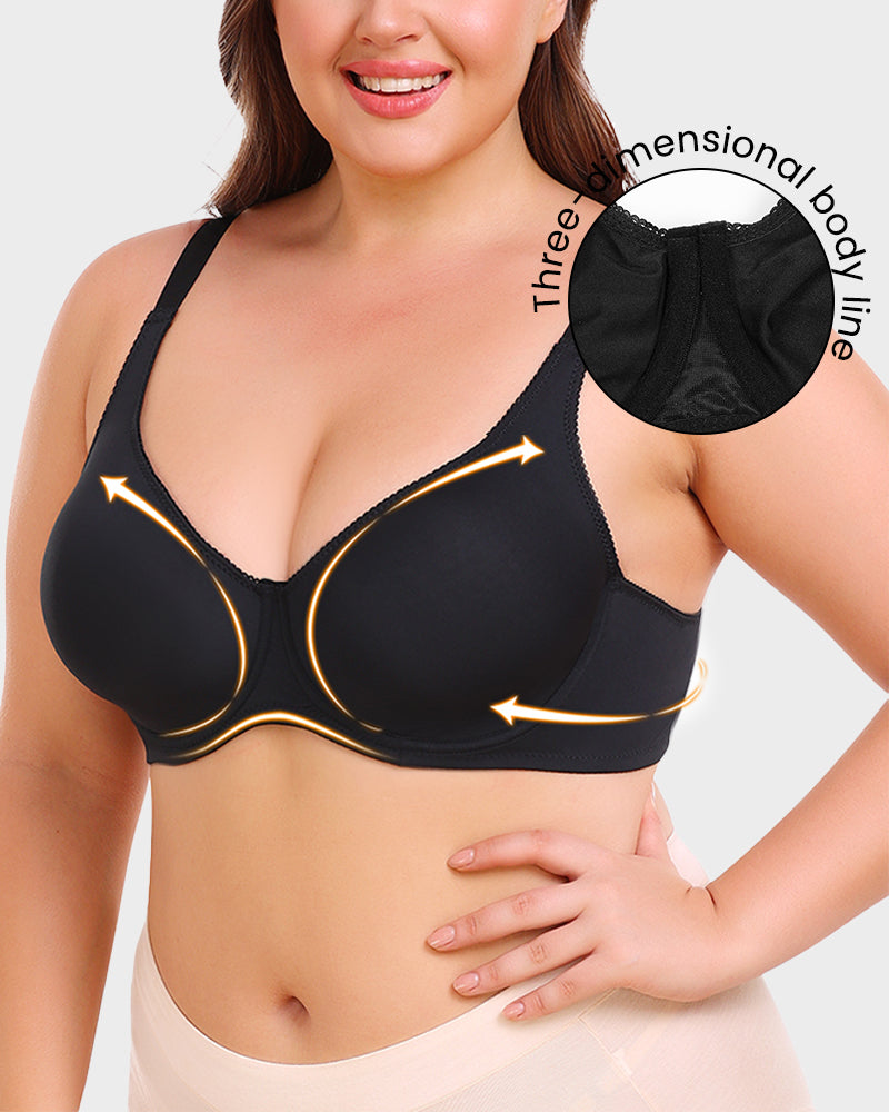 Comfort Everyday T-Shirt Bra-Black