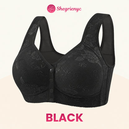 Shegrienyc - 70% OFF - Front Closure Breathable Cotton Lifting Bra for Seniors