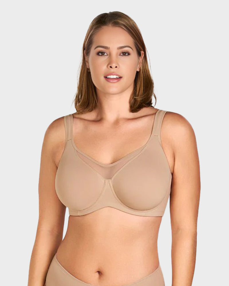 Breathable Full Coverage Minimizer Bra