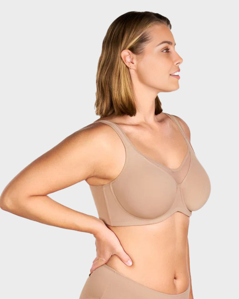 Breathable Full Coverage Minimizer Bra