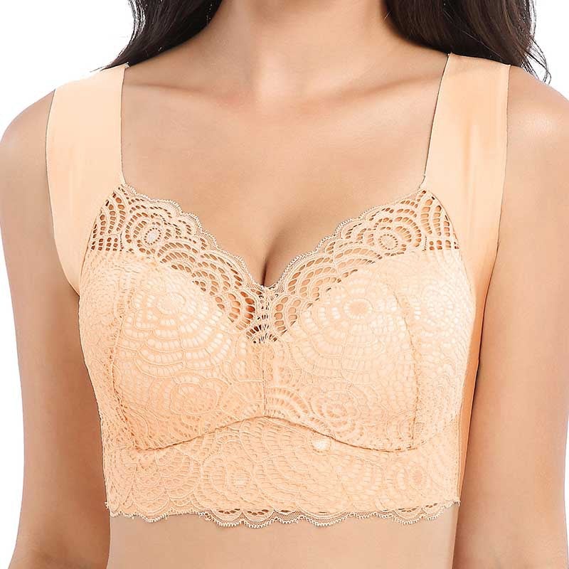 Ultimate Lift Stretch Full-Figure Seamless Lace Cut-Out Bra