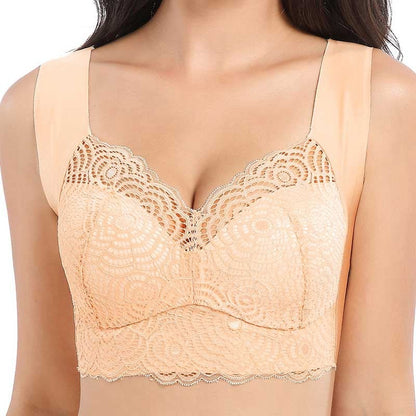 Ultimate Lift Stretch Full-Figure Seamless Lace Cut-Out Bra