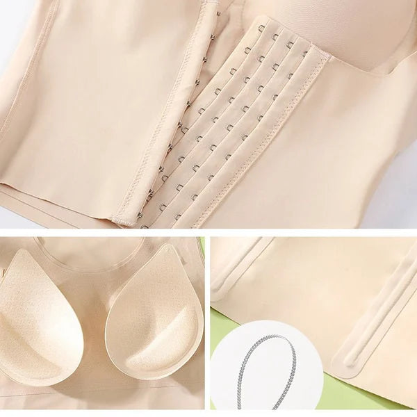 💕Mother's Day Sale 🔥3-in-1 Waist Buttoned Bra Shapewear