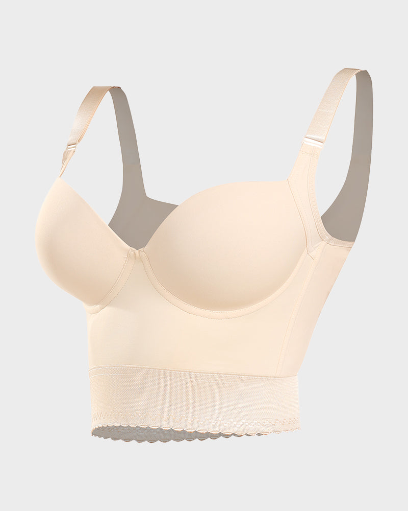 Built-In Shapewear Longline Push-Up Bra