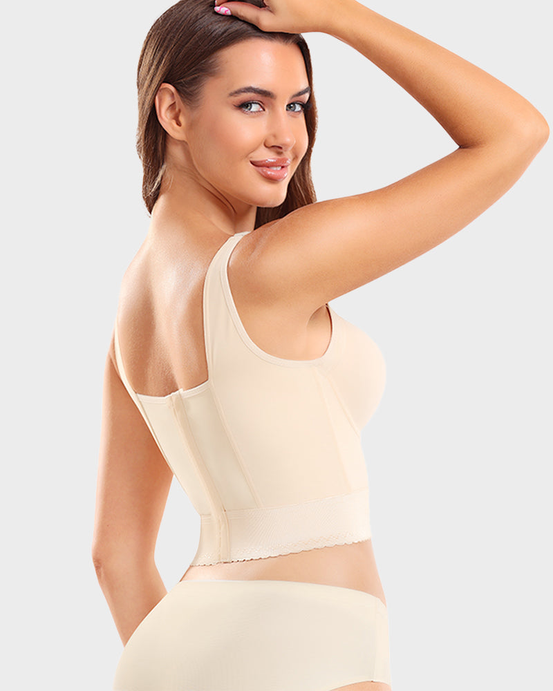 Built-In Shapewear Longline Push-Up Bra