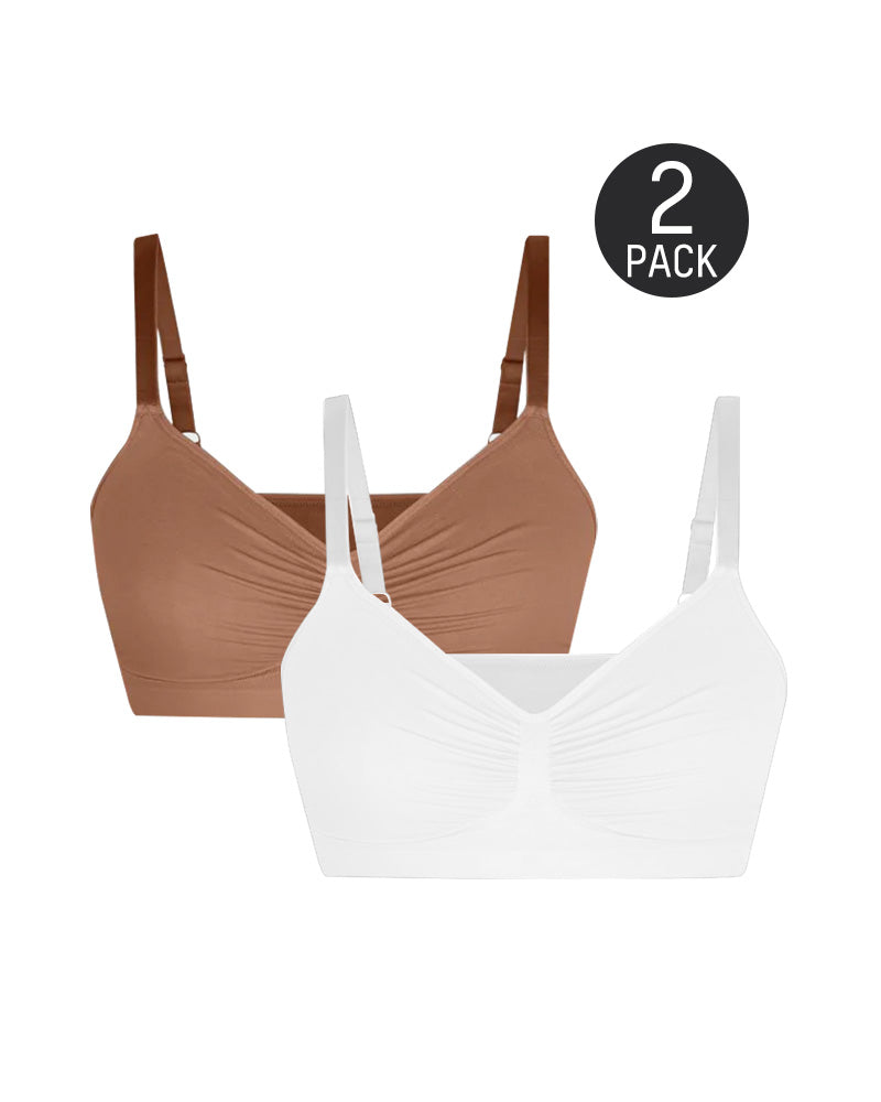 Women's Full Coverage Non-Padded Wireless Sculpt Bra