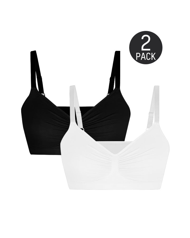 Women's Full Coverage Non-Padded Wireless Sculpt Bra