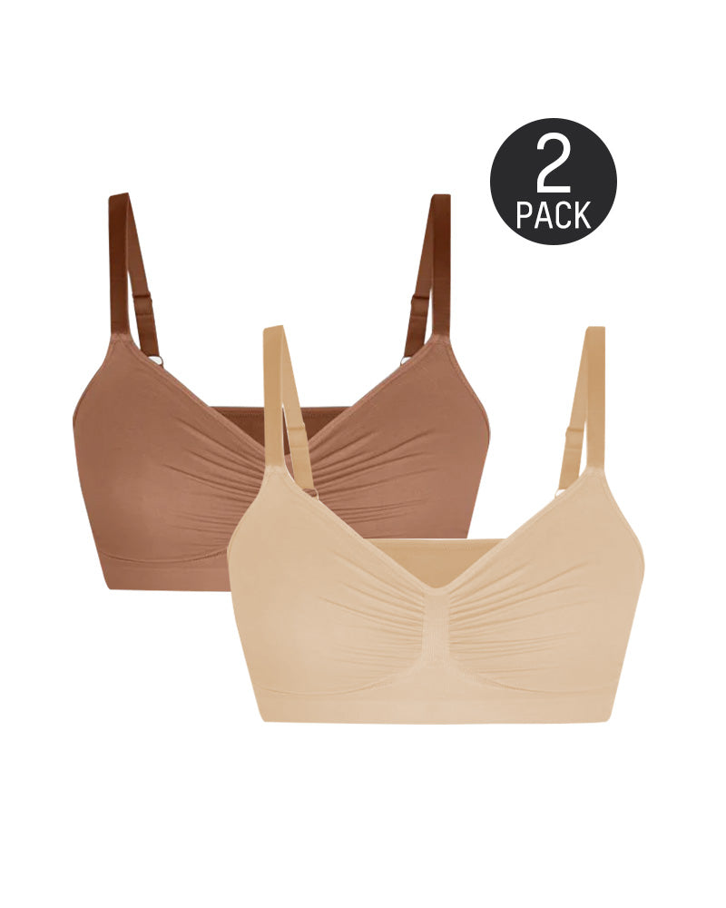 Women's Full Coverage Non-Padded Wireless Sculpt Bra