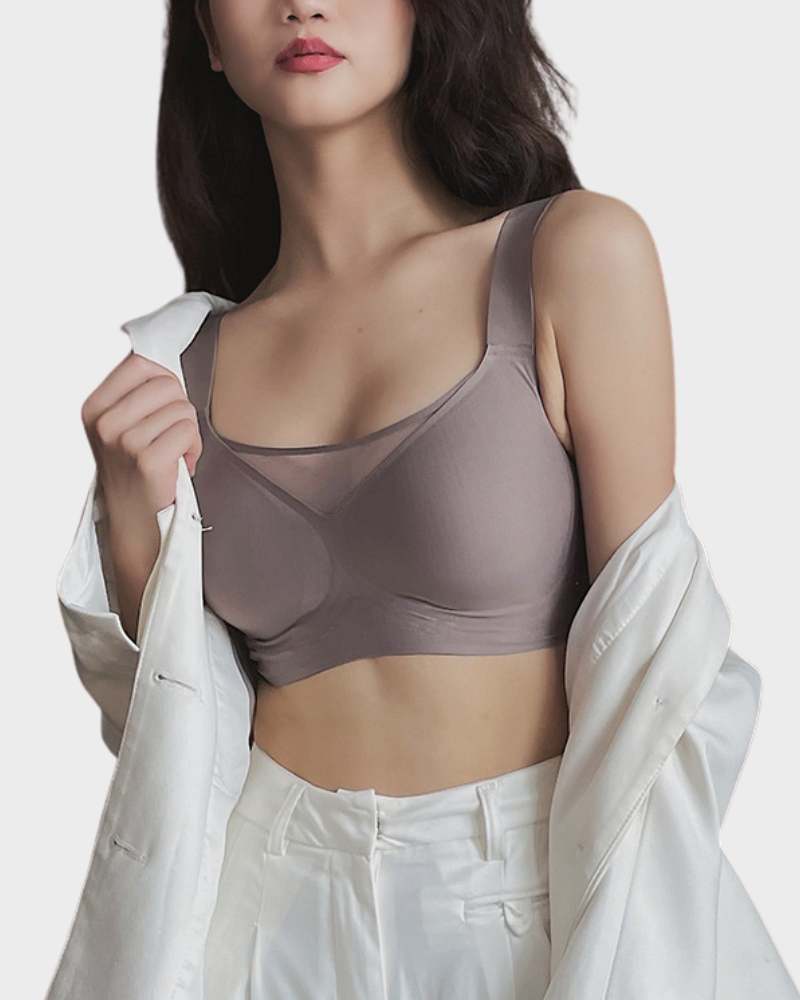 Mesh Front Contouring Bra