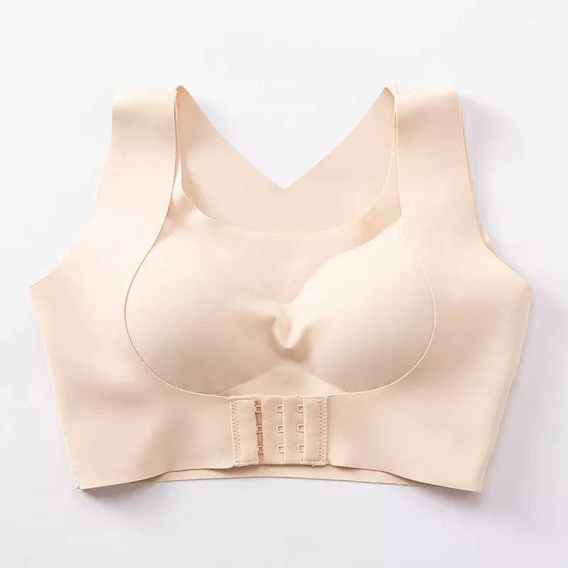 Shegrienyc® Seamless Front Buckle Support Bra