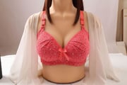 Plus Size Bra Women Underwear Wire Free Comfort  Soft Thin Breathable