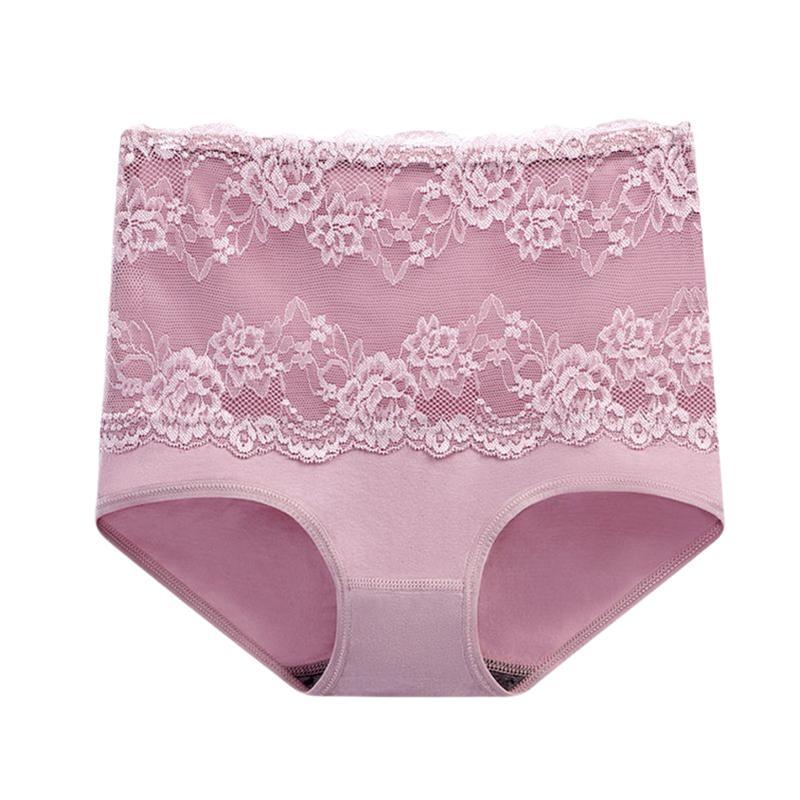 [ 6 PCS ] High Waist Seamless Lace Panties