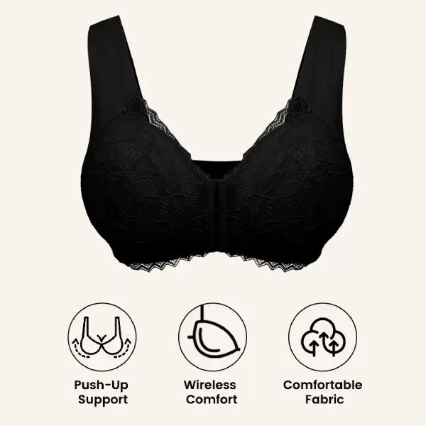 🏆LAST DAY 49% OFF - Front Closure 5D Shaping Wire-Free Support Bra