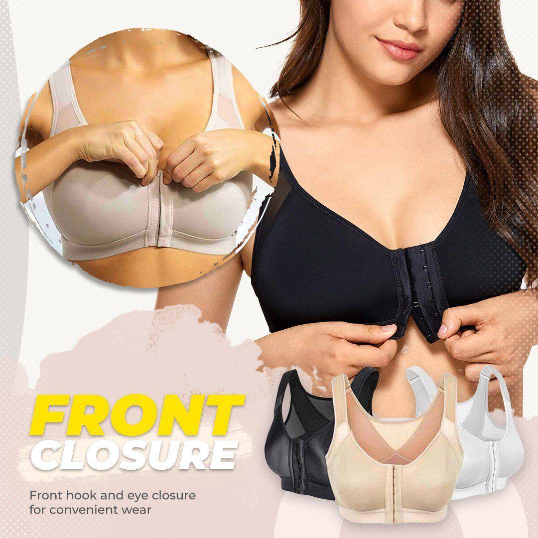 Shegrienyc® Front Closure Support Sport Bra