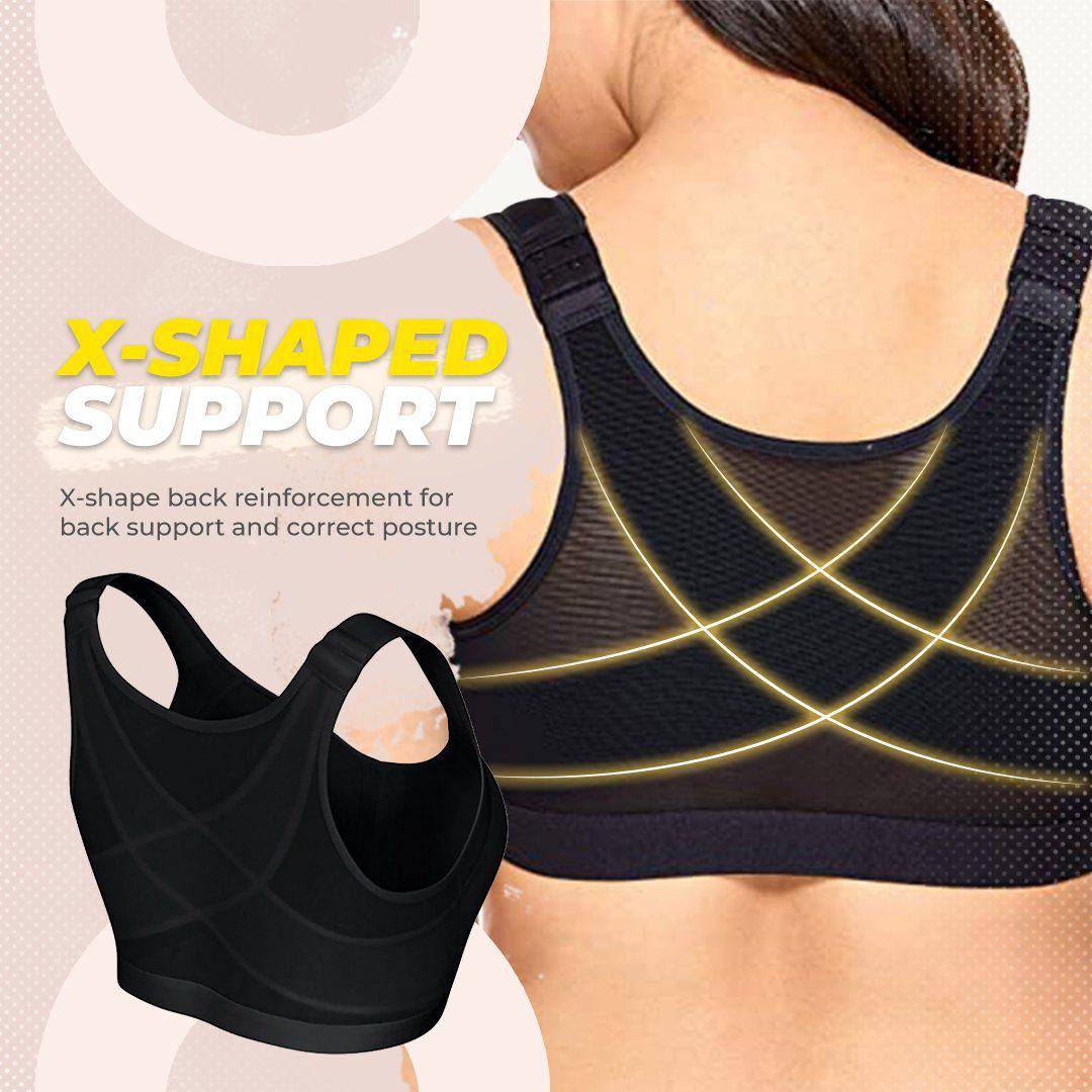 Shegrienyc® Front Closure Support Sport Bra